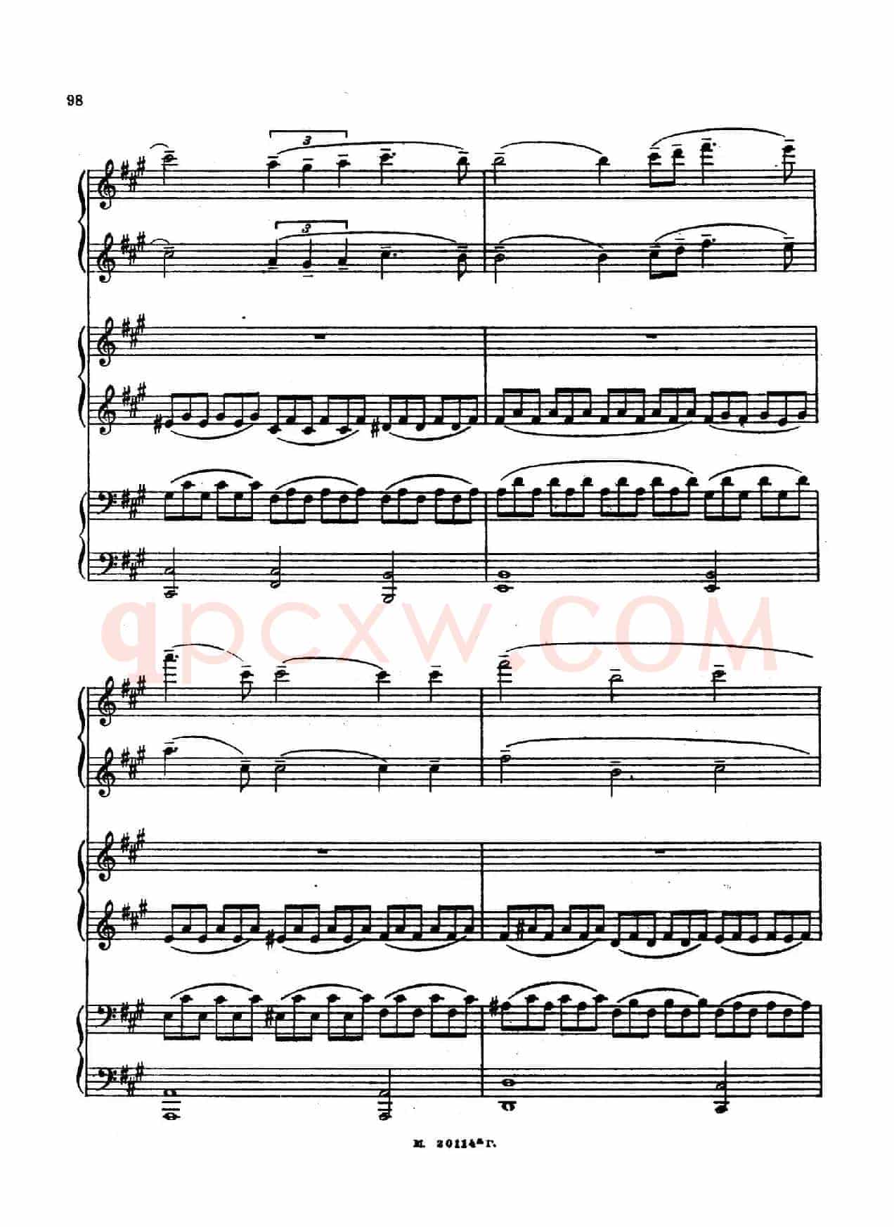 2首六手联弹小品（2 Pieces for 6 Hands）（2）