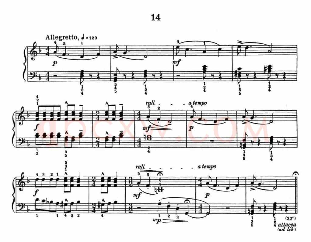 For Children Sz.42（献给孩子们·14）