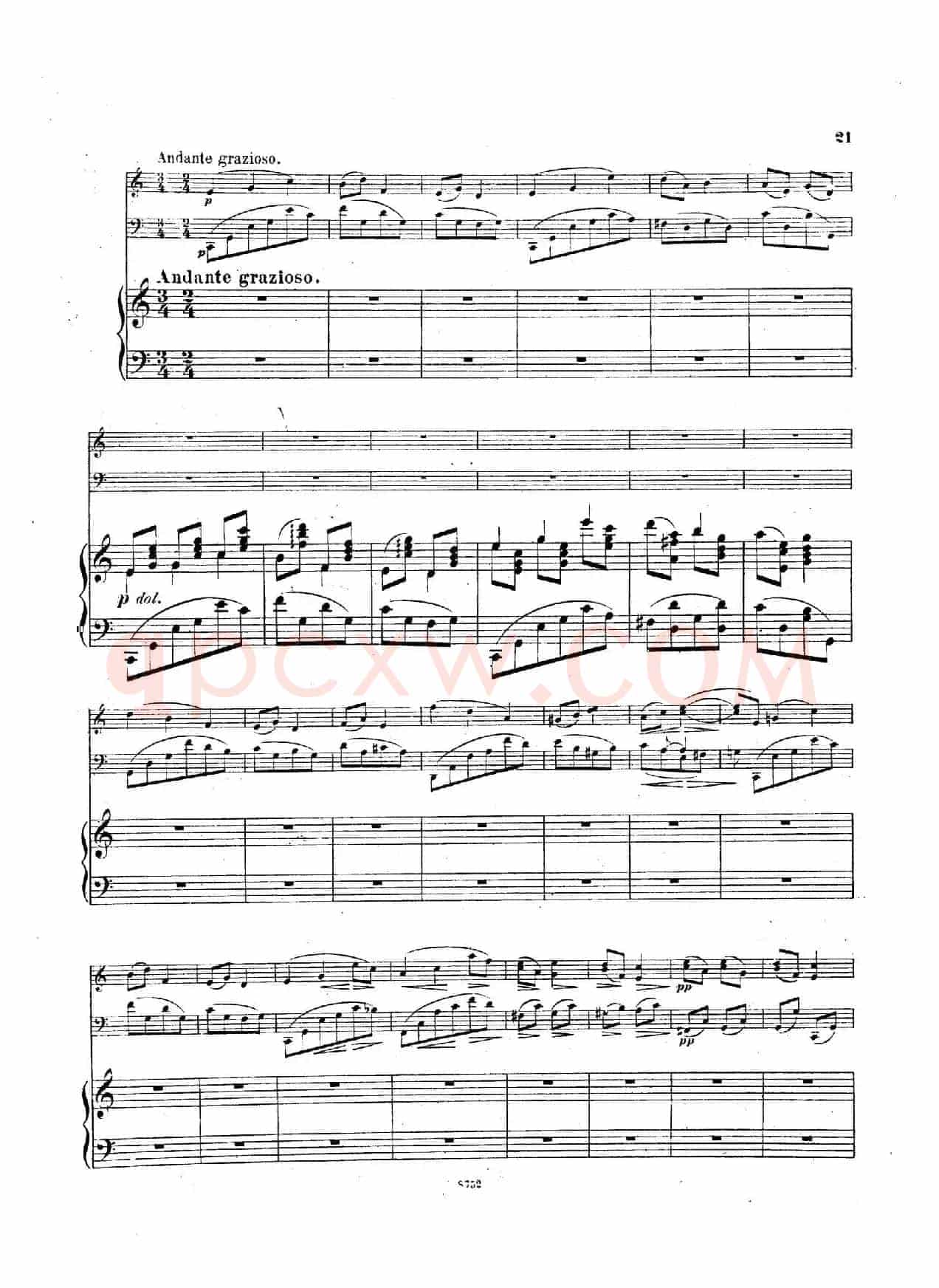 Piano Trio No.3 in c Minor Op.101(c小调第三钢琴三重奏)