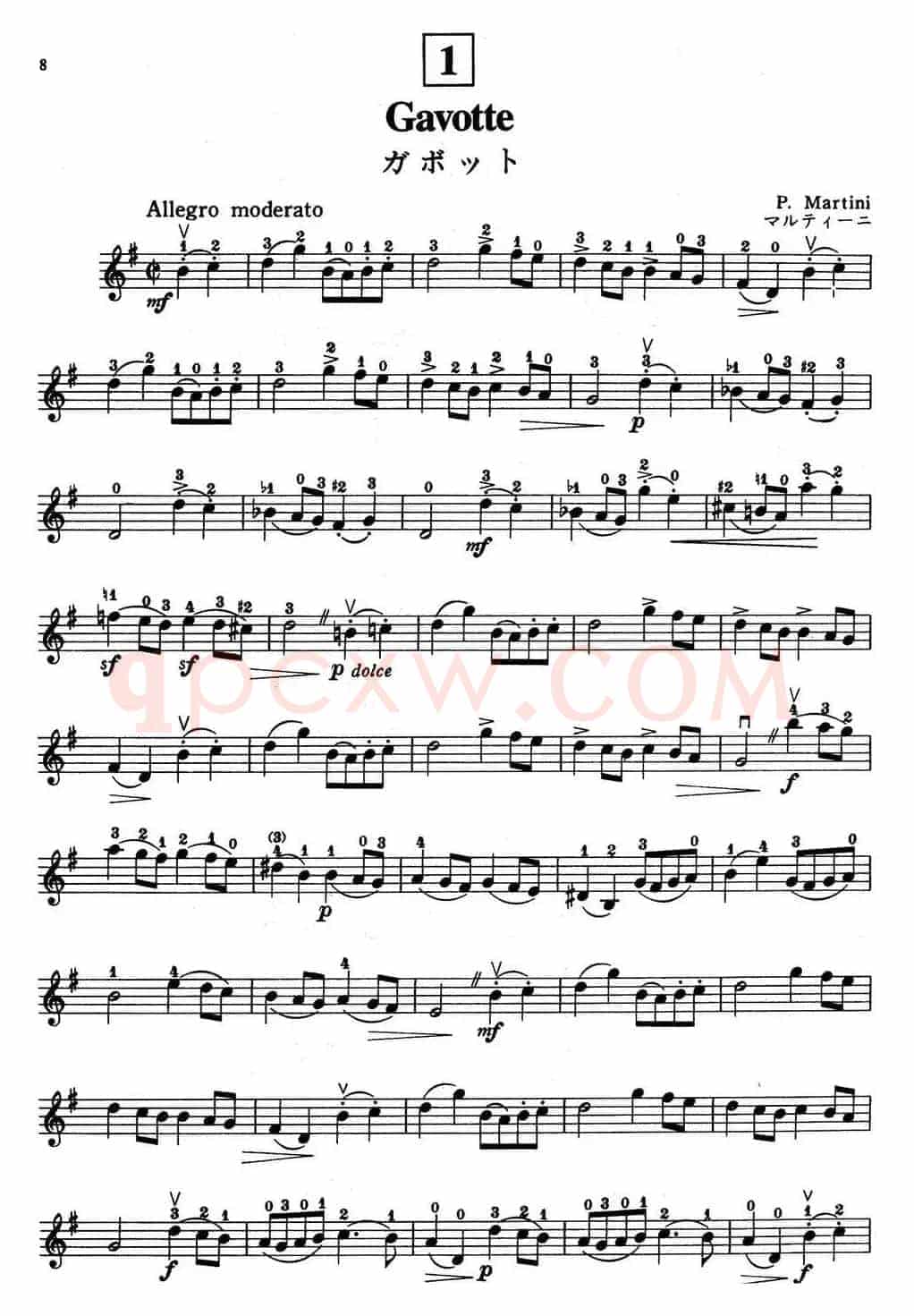 铃木小提琴教材第三册（Suzuki Violin School VIOLIN PART VOLUME 3）