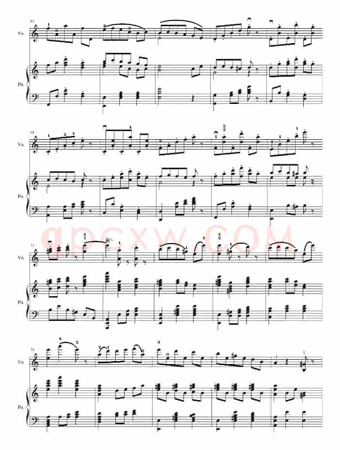 A小调舞曲（For Piano And Violin）