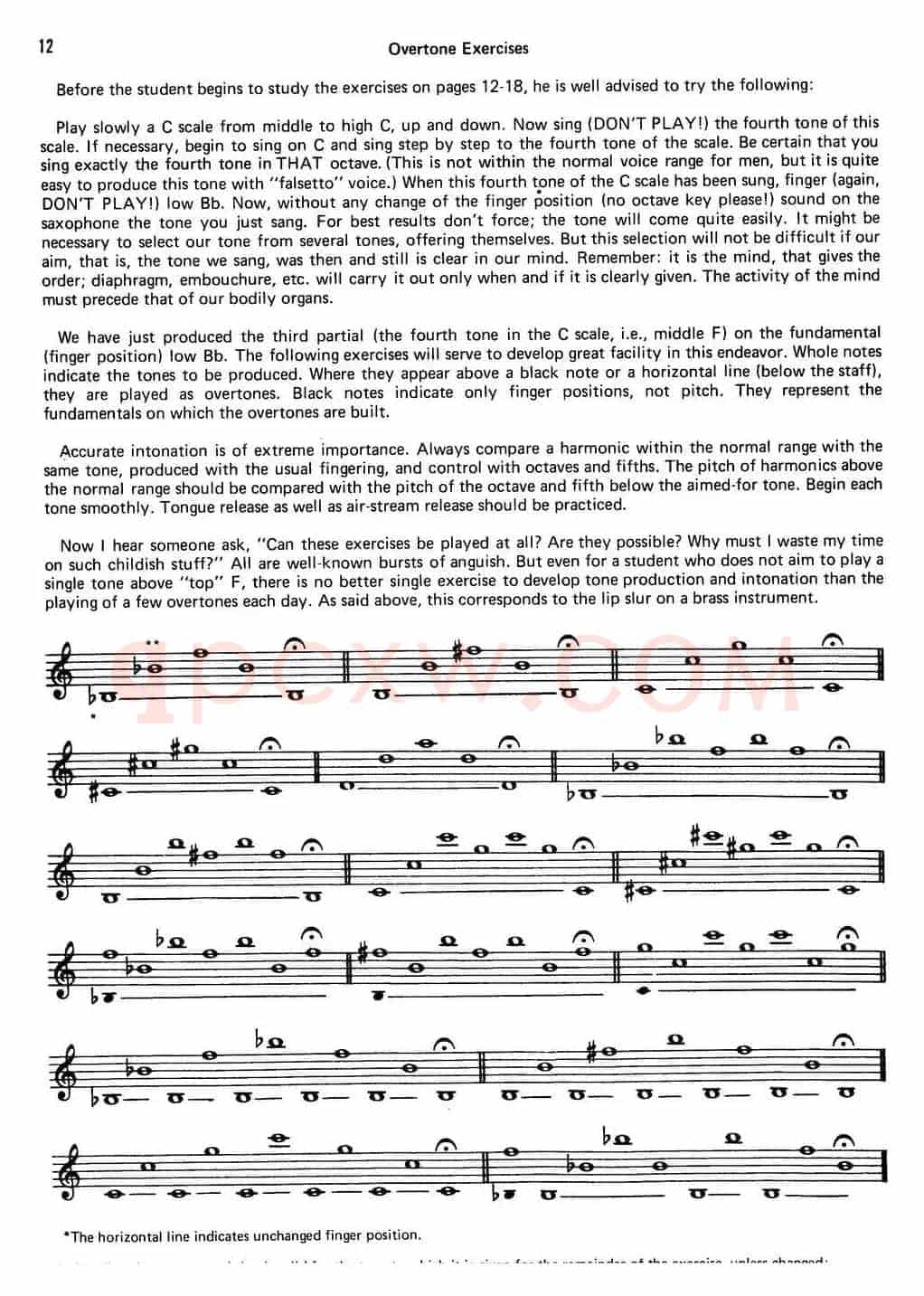Top Tones For Sax（Methode）（萨克斯大小调音阶练习）
