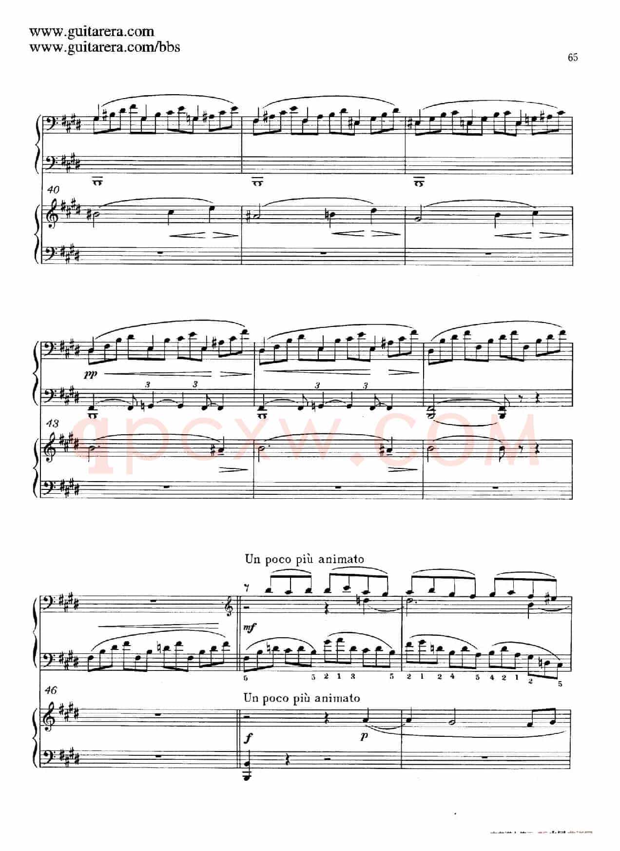 c小调第二钢琴协奏曲 Op.18（双钢琴·第二乐章）