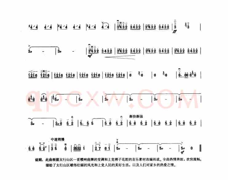 上党行（板胡曲集第七级）