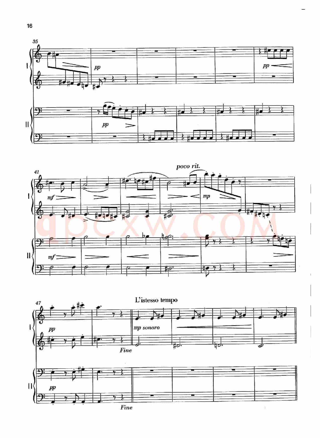 Vier Bagatellen Op.70(4首小品·Ⅱ·四手联弹)