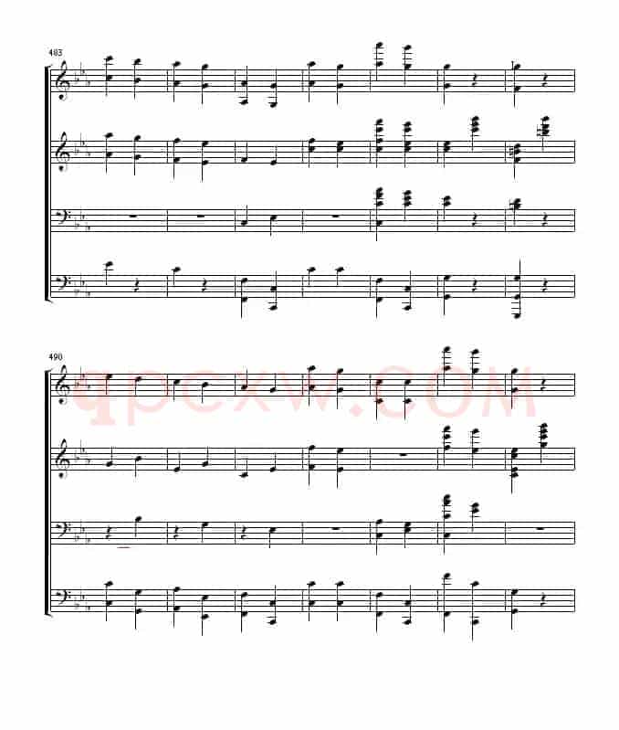 命运交响曲（四手联弹）