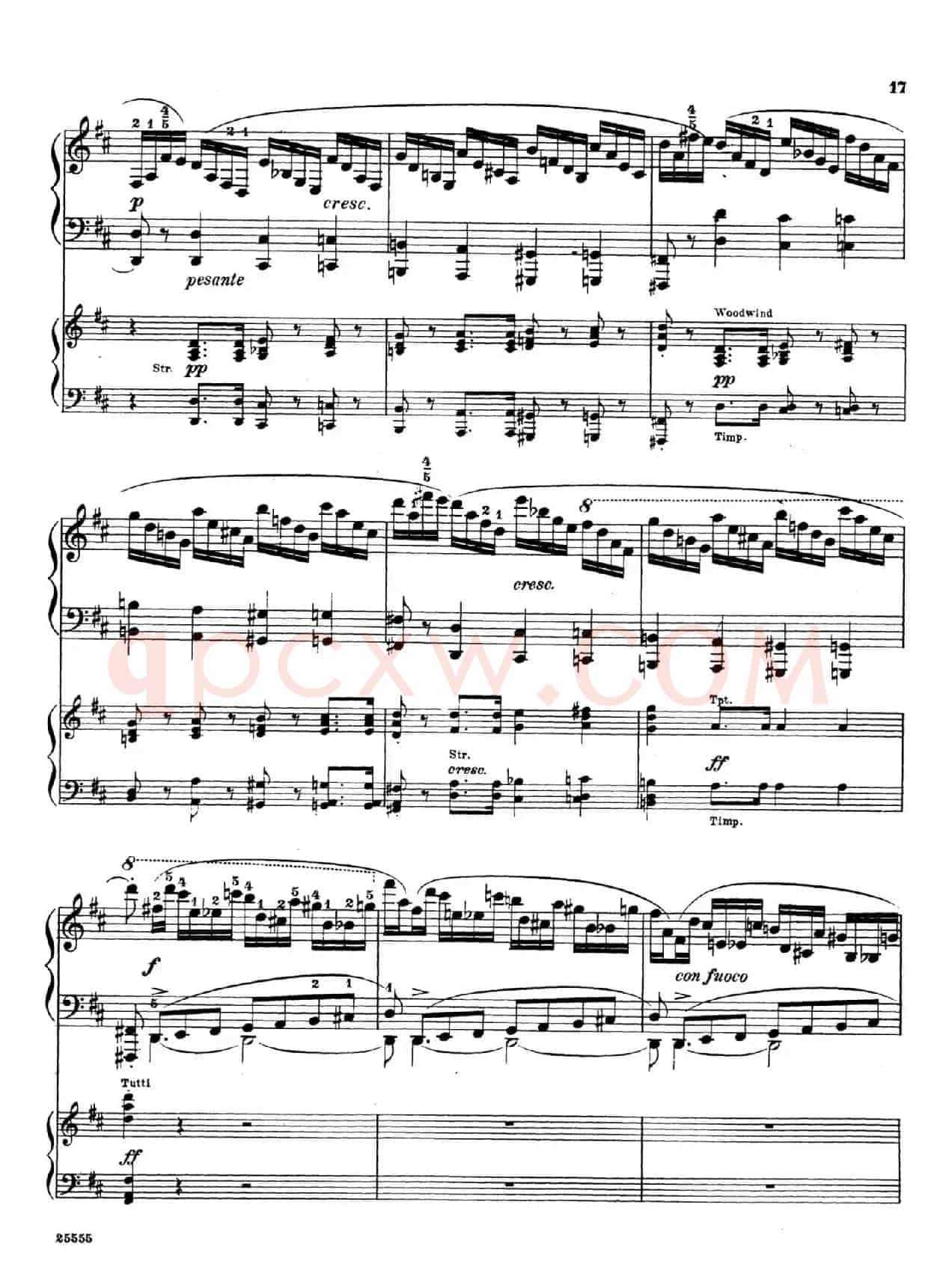 Capriccio Brillante in B Major Op.22(B大调华丽随想曲·双钢琴)