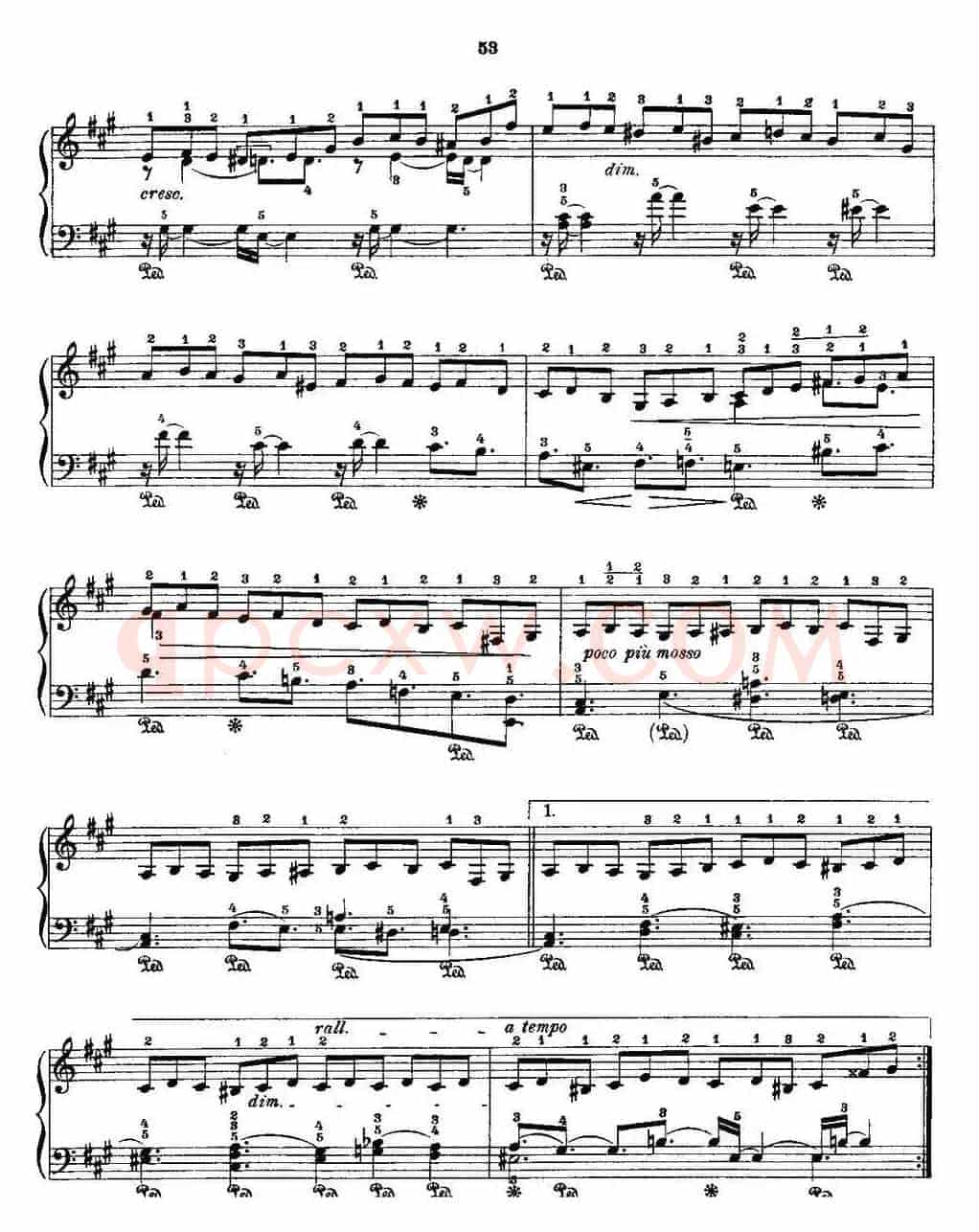 53首改编练习曲（No.28A）