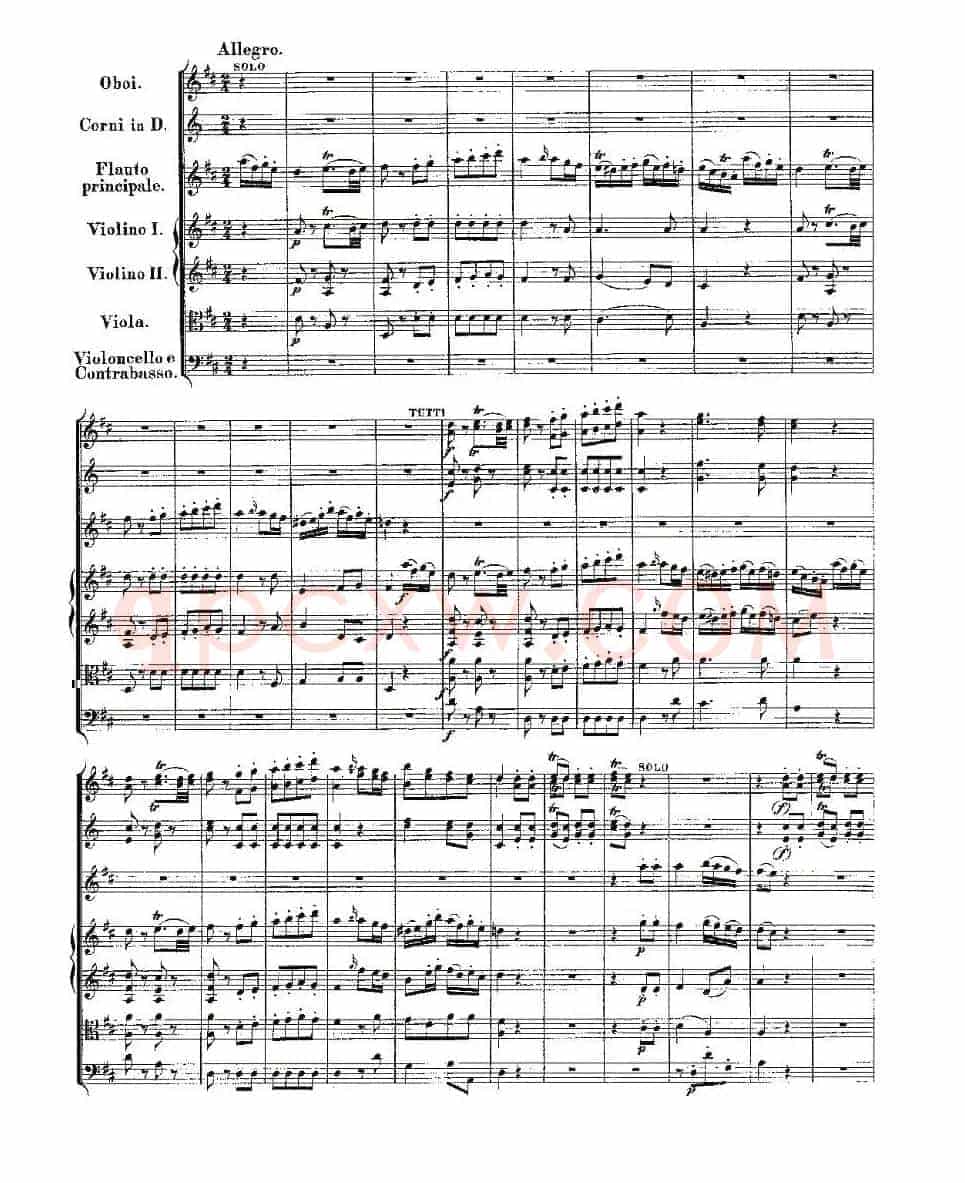 Concerto in D for Flute, K.314(D大调长笛协奏曲)