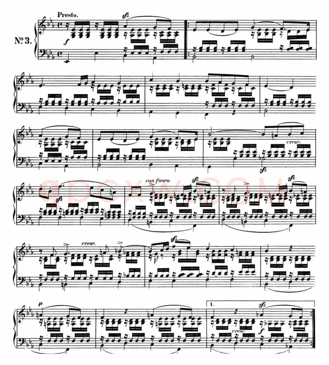 门德尔松无词歌Op.85（NO.3）