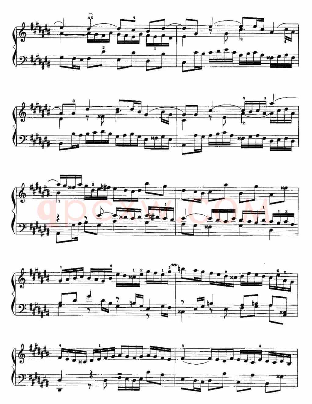 手风琴复调作品：升C大调前奏曲与赋格