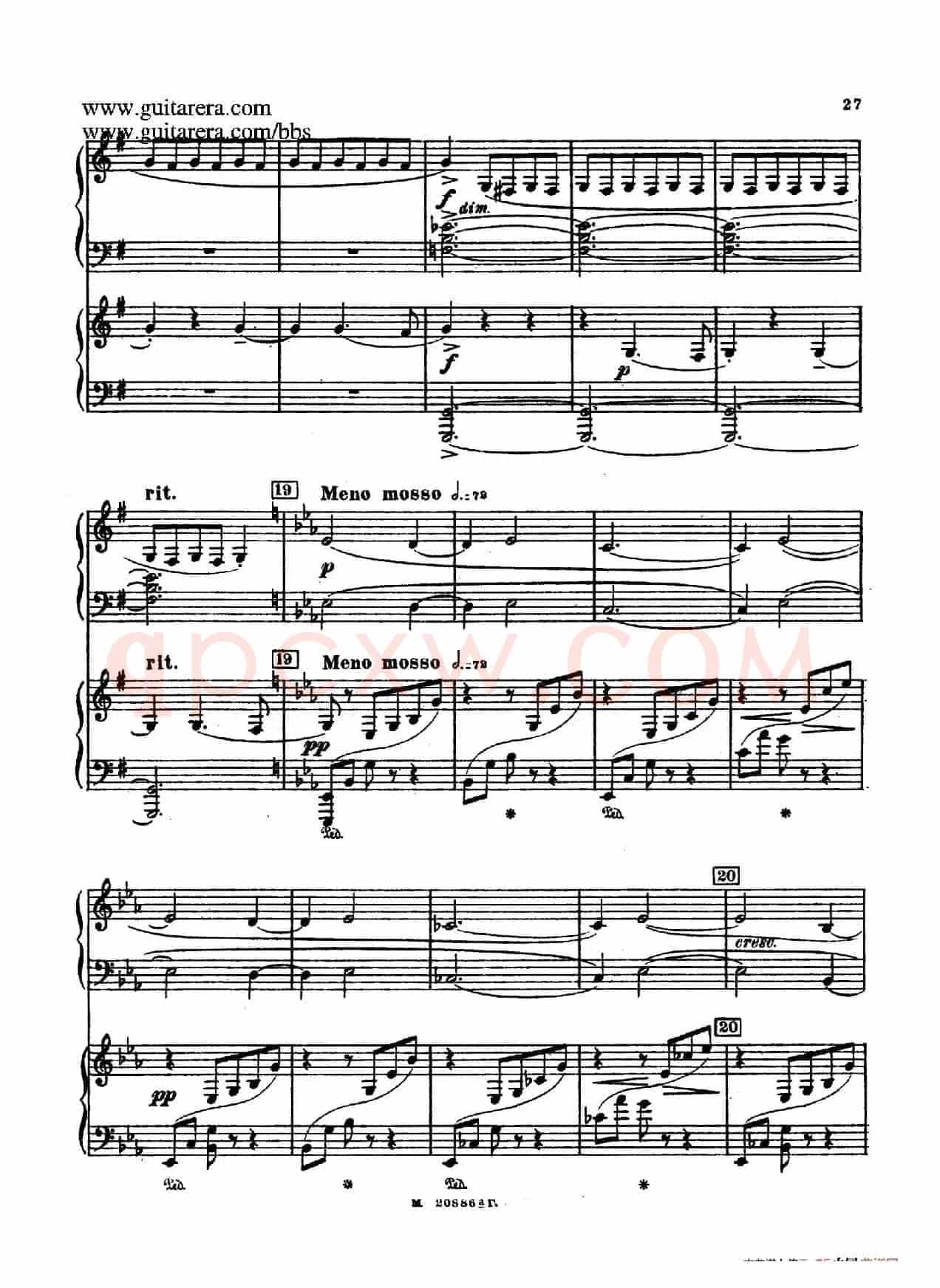 第二双钢琴组曲 Suite for Two Pianos No.2 Op.17(2. 圆舞曲 Valse)