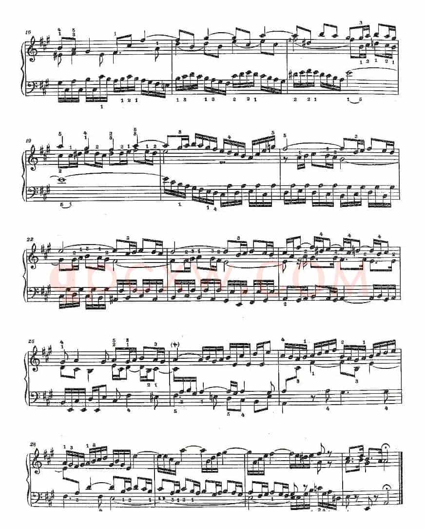 Sinfonia 12 BWV-798