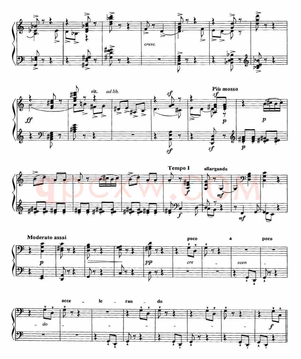 柴可夫斯基18首钢琴小品Op.72(18.Scene dansante(invitation au trepak))