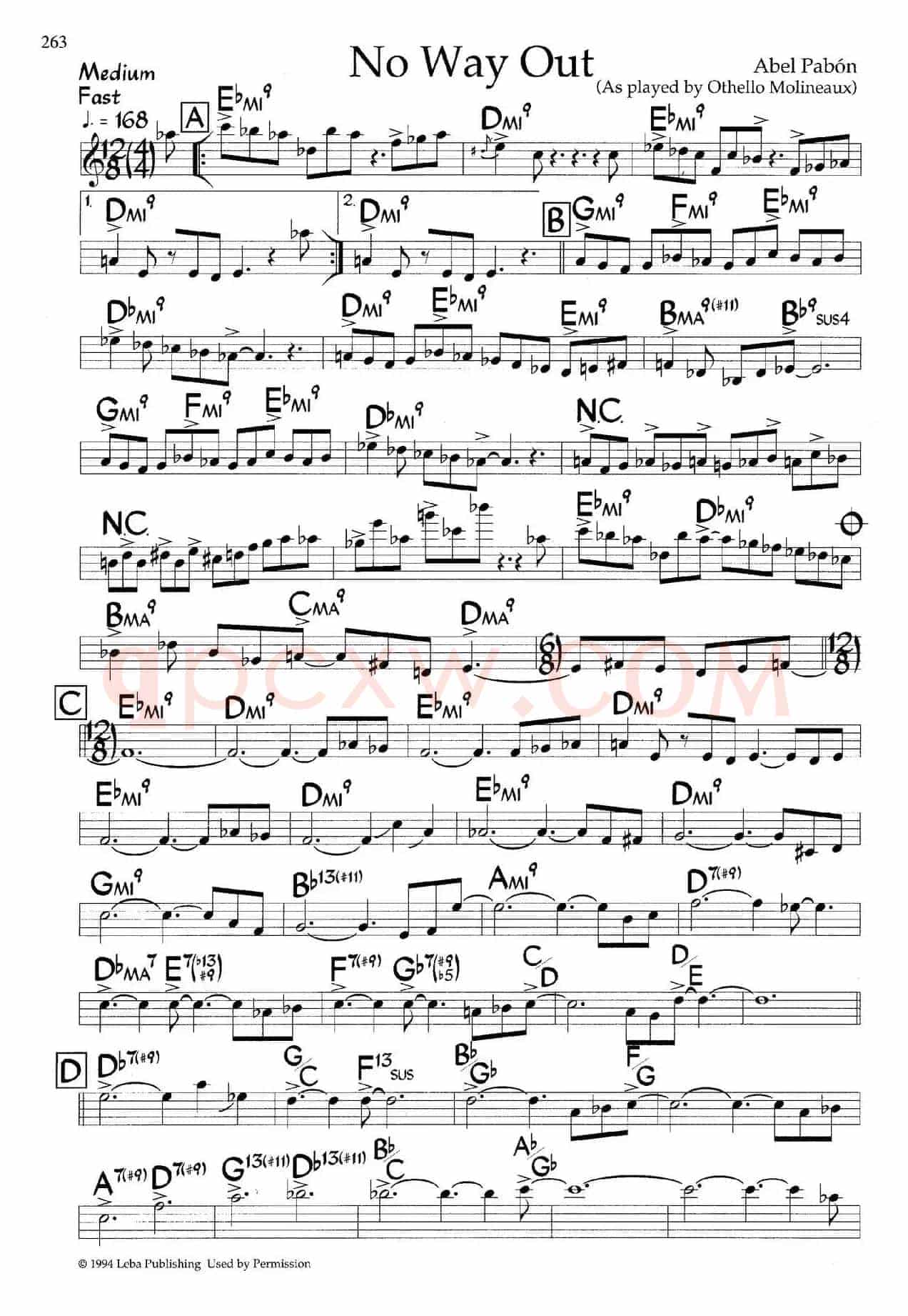 No Way Out（爵士钢琴曲）