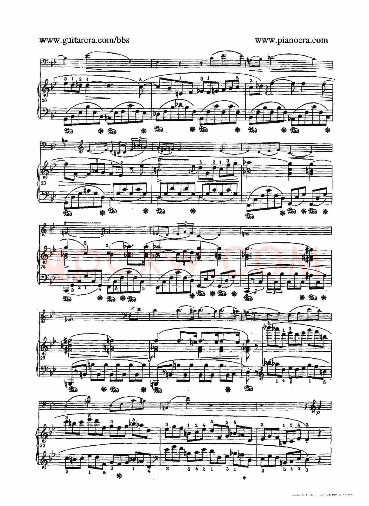 Sonata for Cello and Piano in g Minor Op.65(g小调大提琴奏鸣曲·大提琴+钢琴)