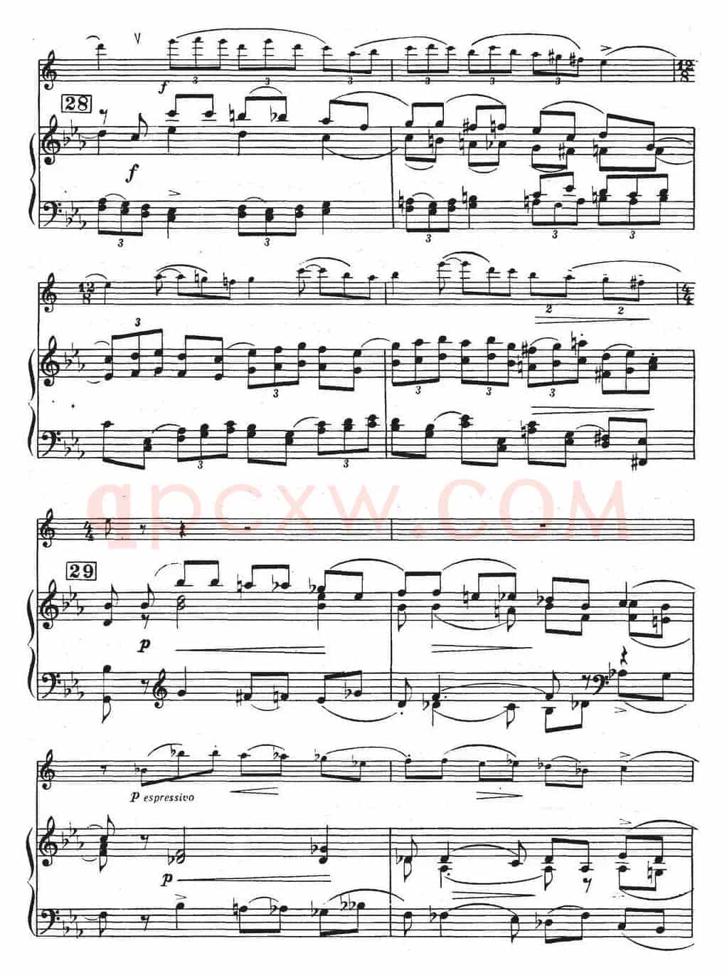 Glazunov Op.109（格拉组诺夫协奏曲Op.109）（萨克斯+钢琴伴奏）