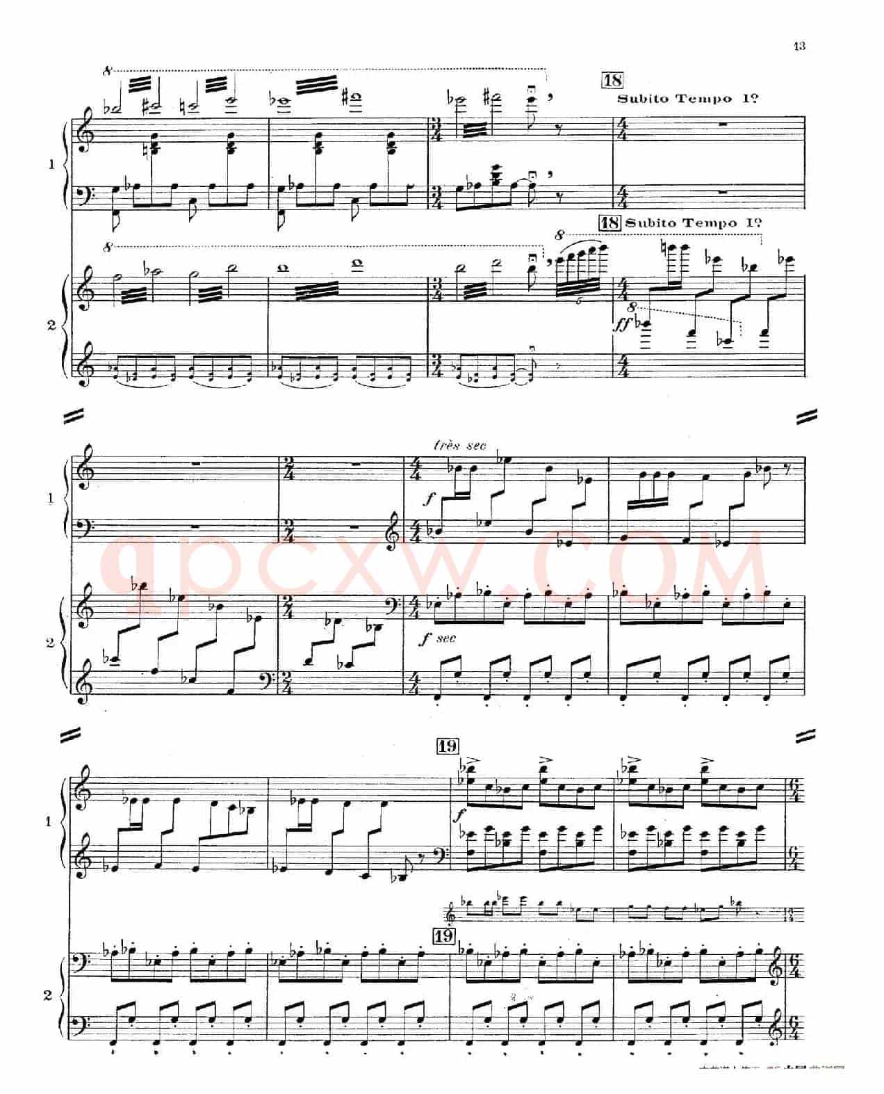 Concerto for 2 Pianos in d Minor(d小调双钢琴协奏曲· 第一乐章)