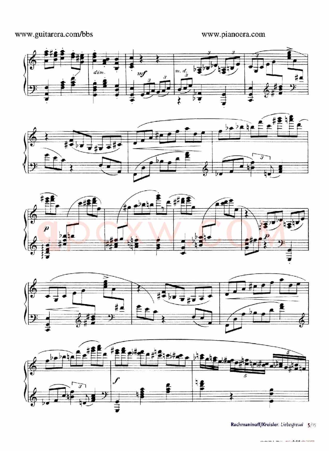 Liebesfreud(爱的喜悦)(钢琴独奏版)