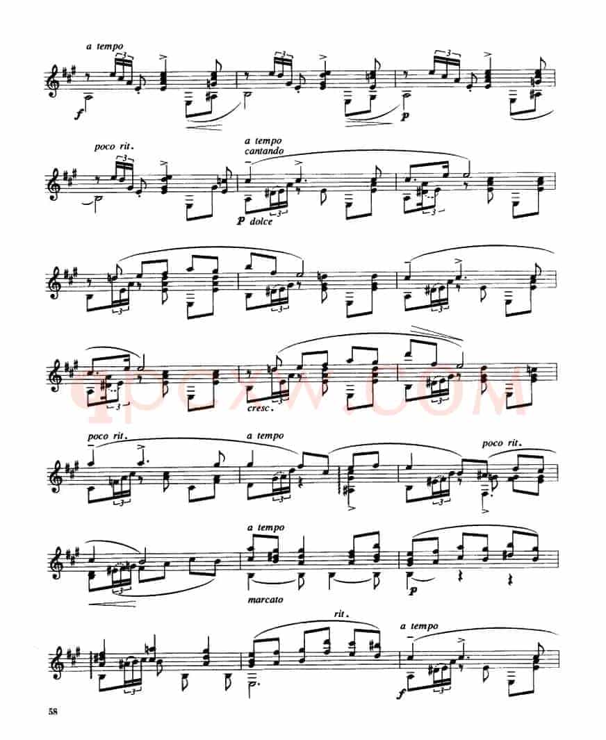 卡狄斯（歌曲）（古典吉他）