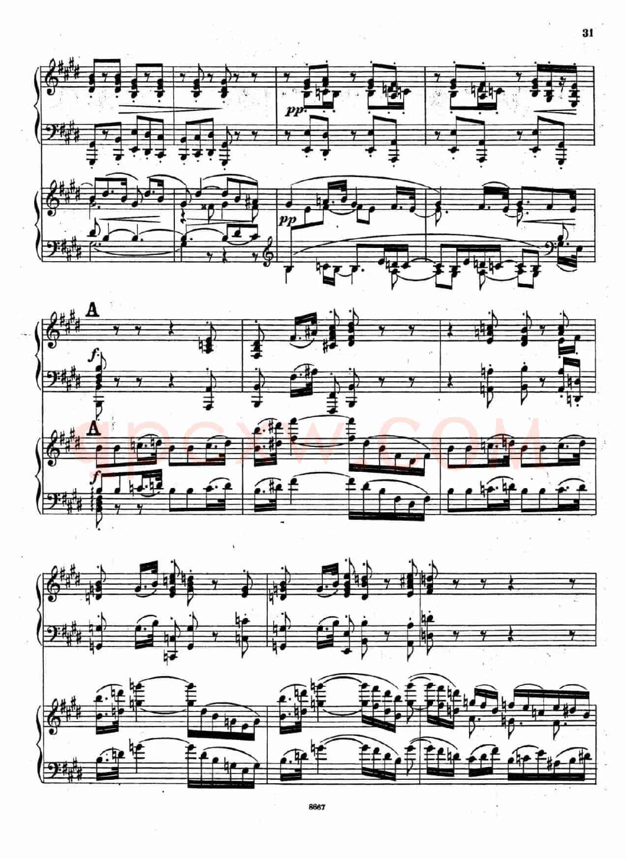Symphony No.4 in e Minor Op.98(e小调第四交响曲·双钢琴)