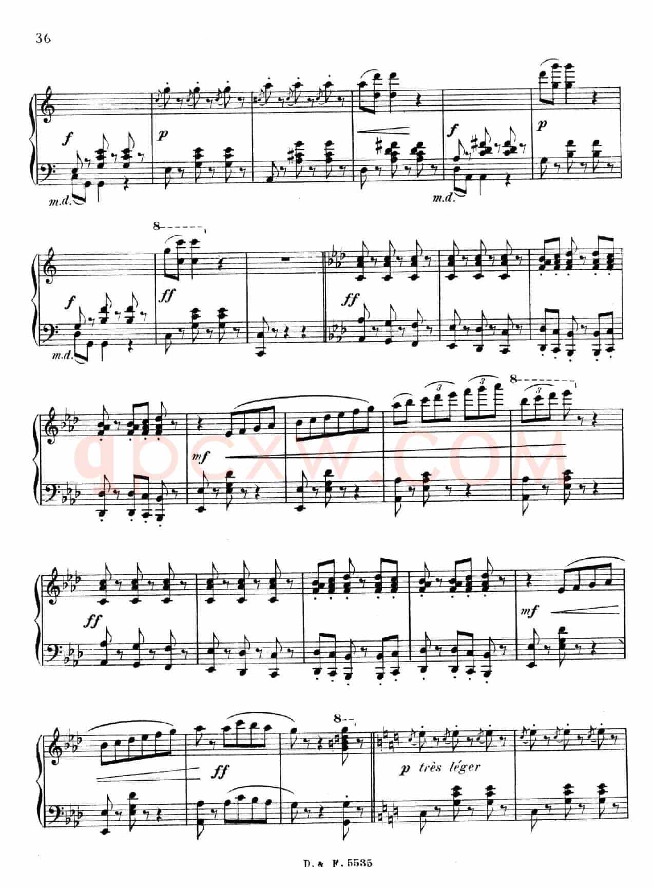 F大调第四圆舞曲 Valse No.4 （Op.90）
