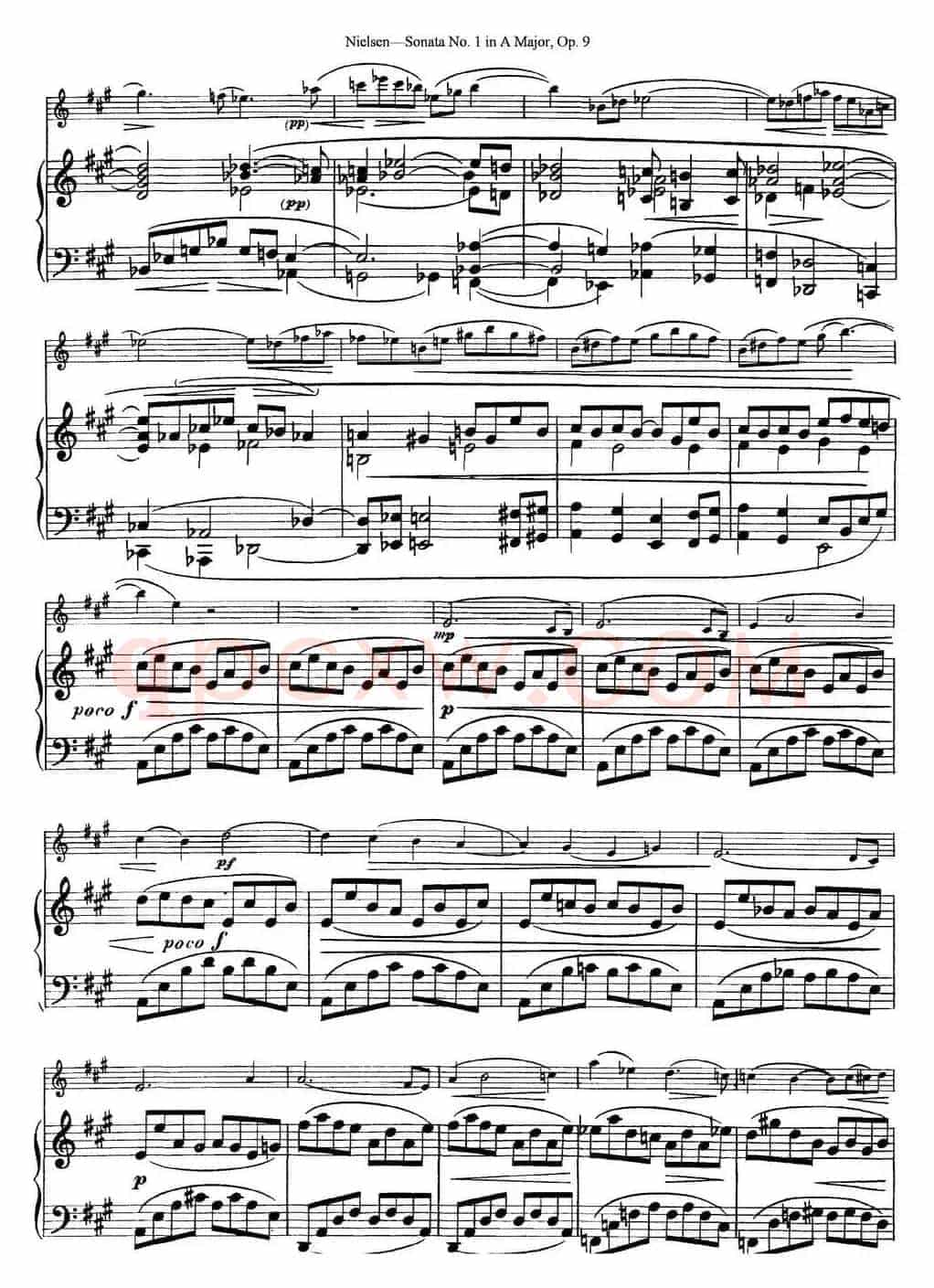 Violin Sonata No.1 in A Major Op.9（小提琴+钢琴伴奏）