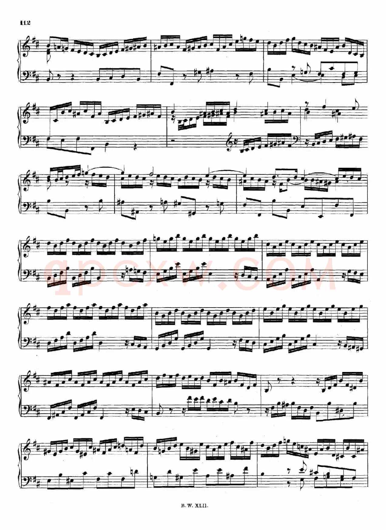 16 Concertos BWV 972-987（十六首为独奏古钢琴而作的协奏曲）（P51——60）