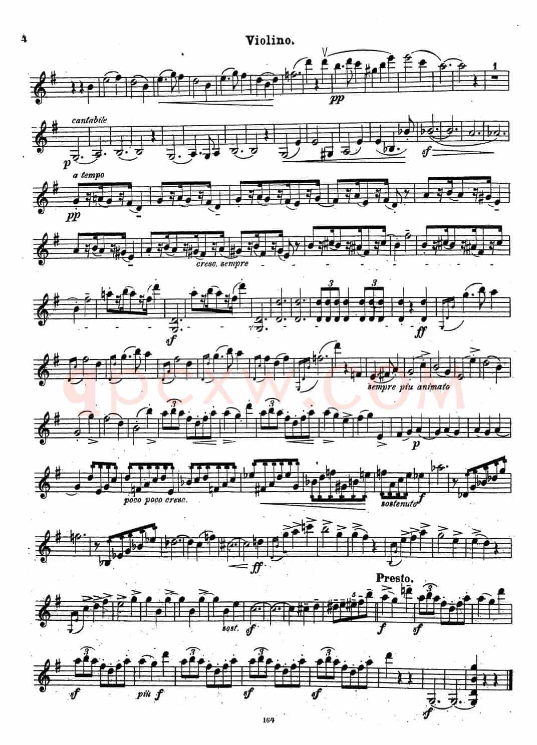 VIOLIN SONATA No.2 in G major（G大调第二小提琴奏鸣曲）（Ⅰ）