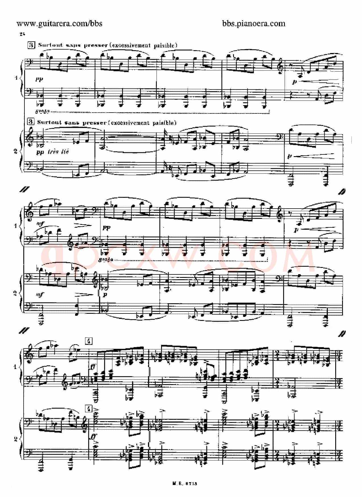 Sonata for Two Pianos(双钢琴奏鸣曲)