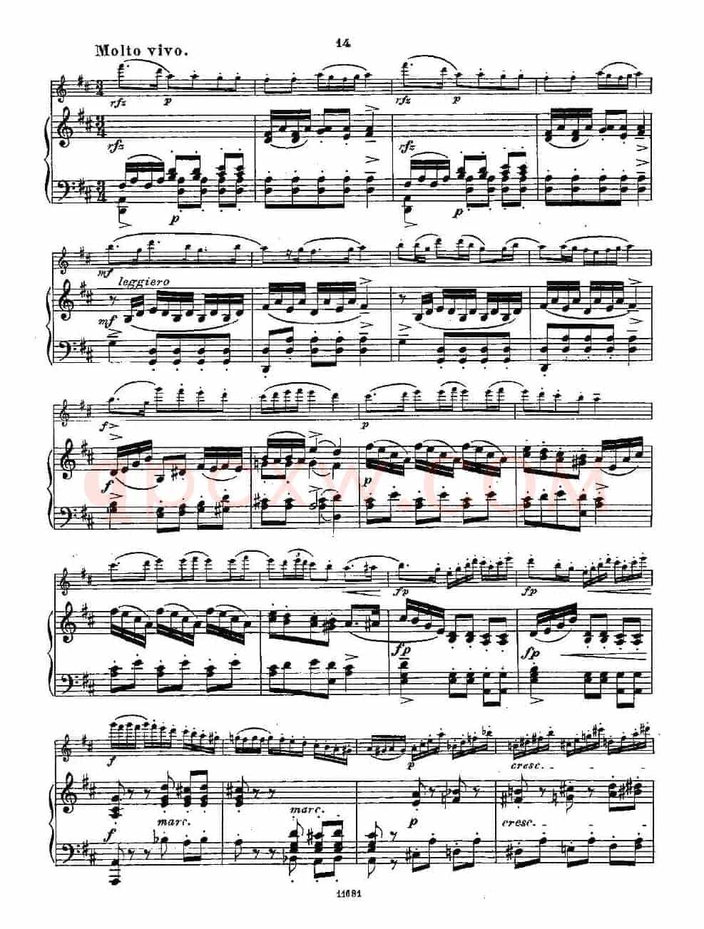 Fantaisies nationales. Op. 59, 4. （长笛+钢琴伴奏）