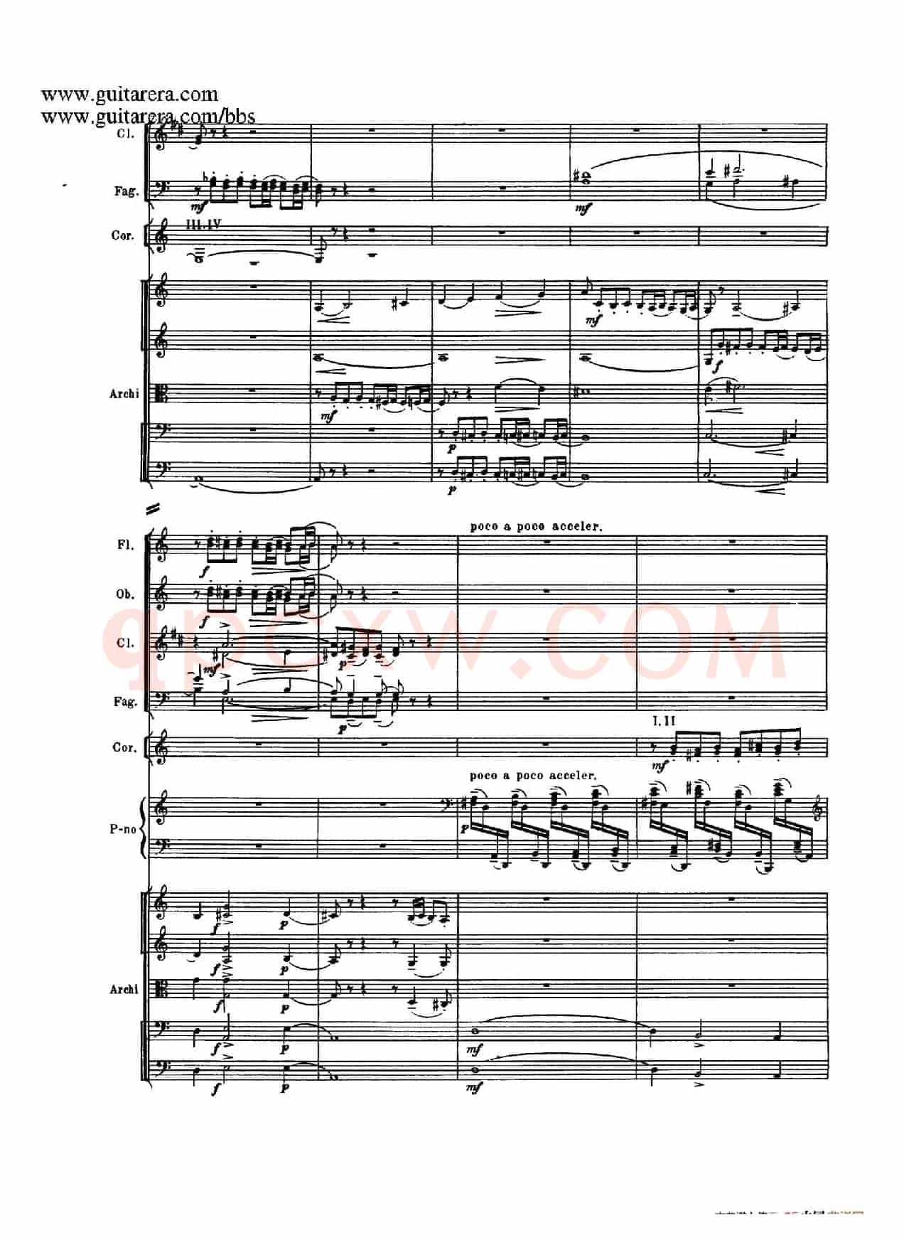 c小调第二钢琴协奏曲 Op.18（第三乐章总谱P13——24）
