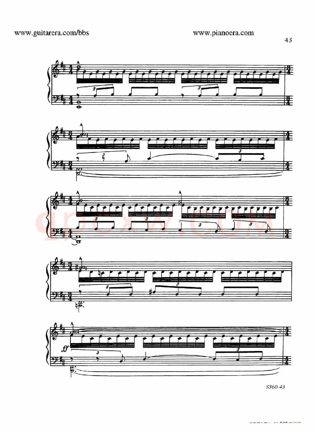 Fourth Piano Sonata S.360(第四钢琴奏鸣曲)