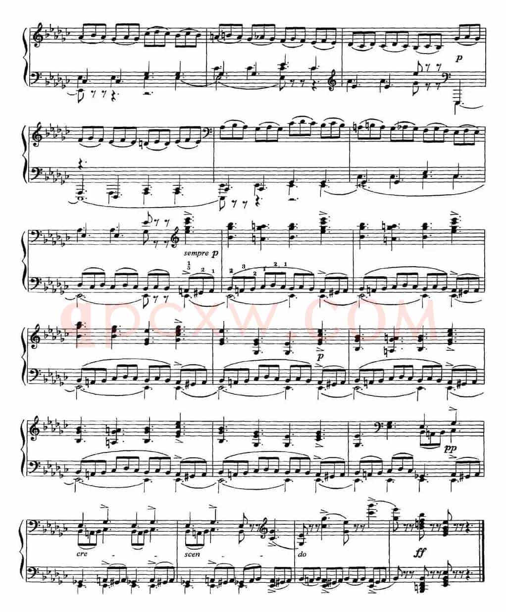 柴可夫斯基18首钢琴小品Op.72(10.Scherzo-fantaisie)
