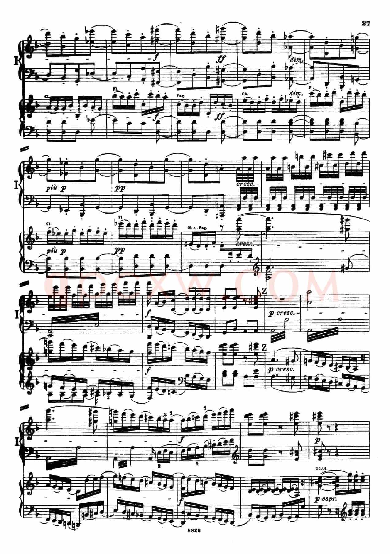 d小调第九交响曲 Op.125(双钢琴P23——32)