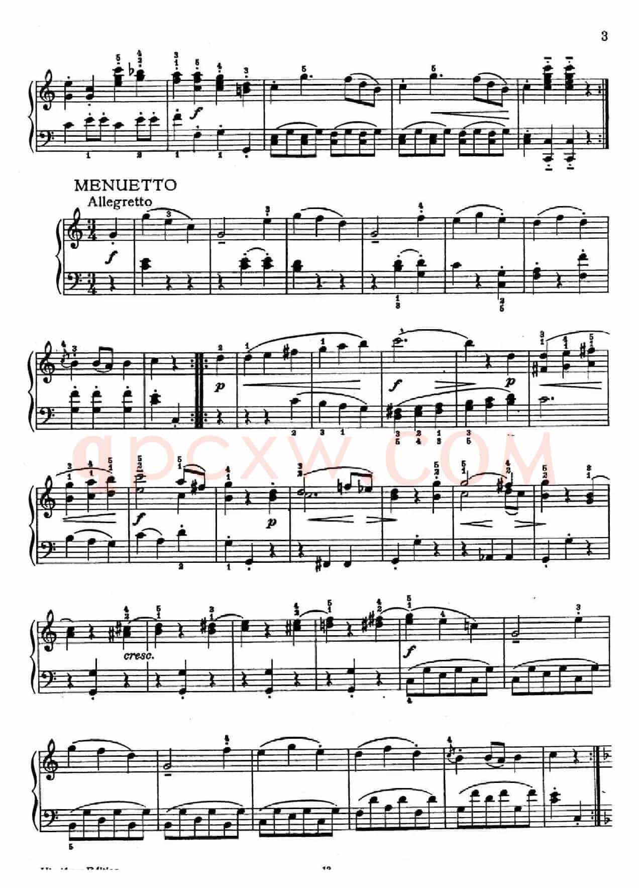 6 Viennese Sonatinas K.439b(6首维也纳小奏鸣曲·Ⅰ)