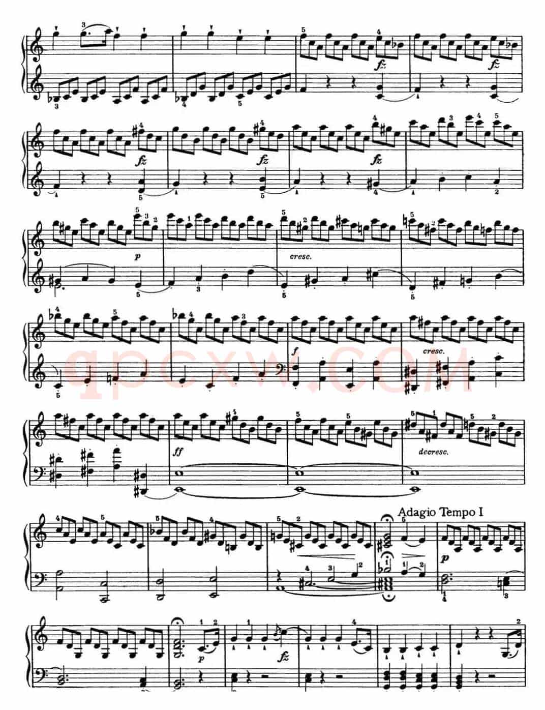 海顿 钢琴奏鸣曲 Hob XVI 35 in C major