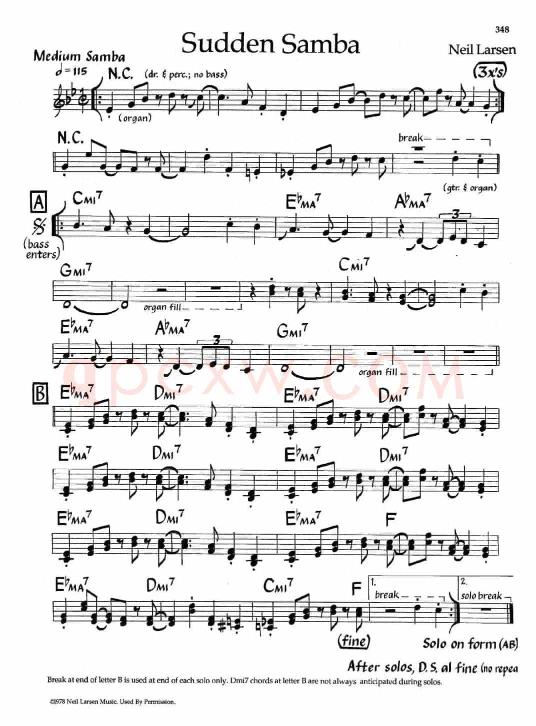 Sudden Samba（爵士钢琴曲）