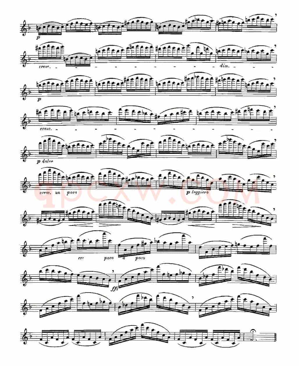 Moyse - 25 Studies after Czerny flute  [11]（25首改编自车尔尼作品的练习曲）