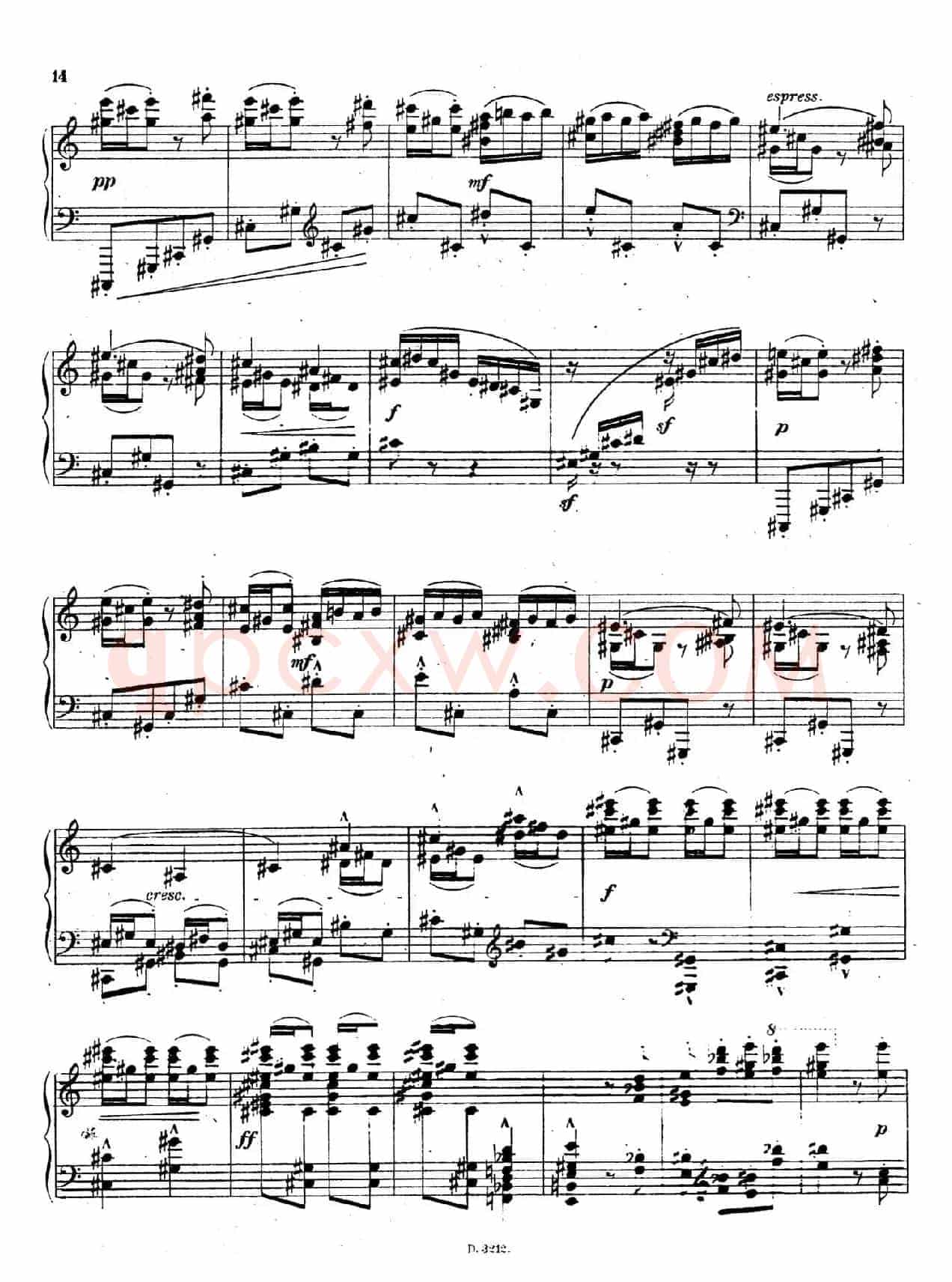 Four Pieces 4首小品 Op.2（Ⅱ）
