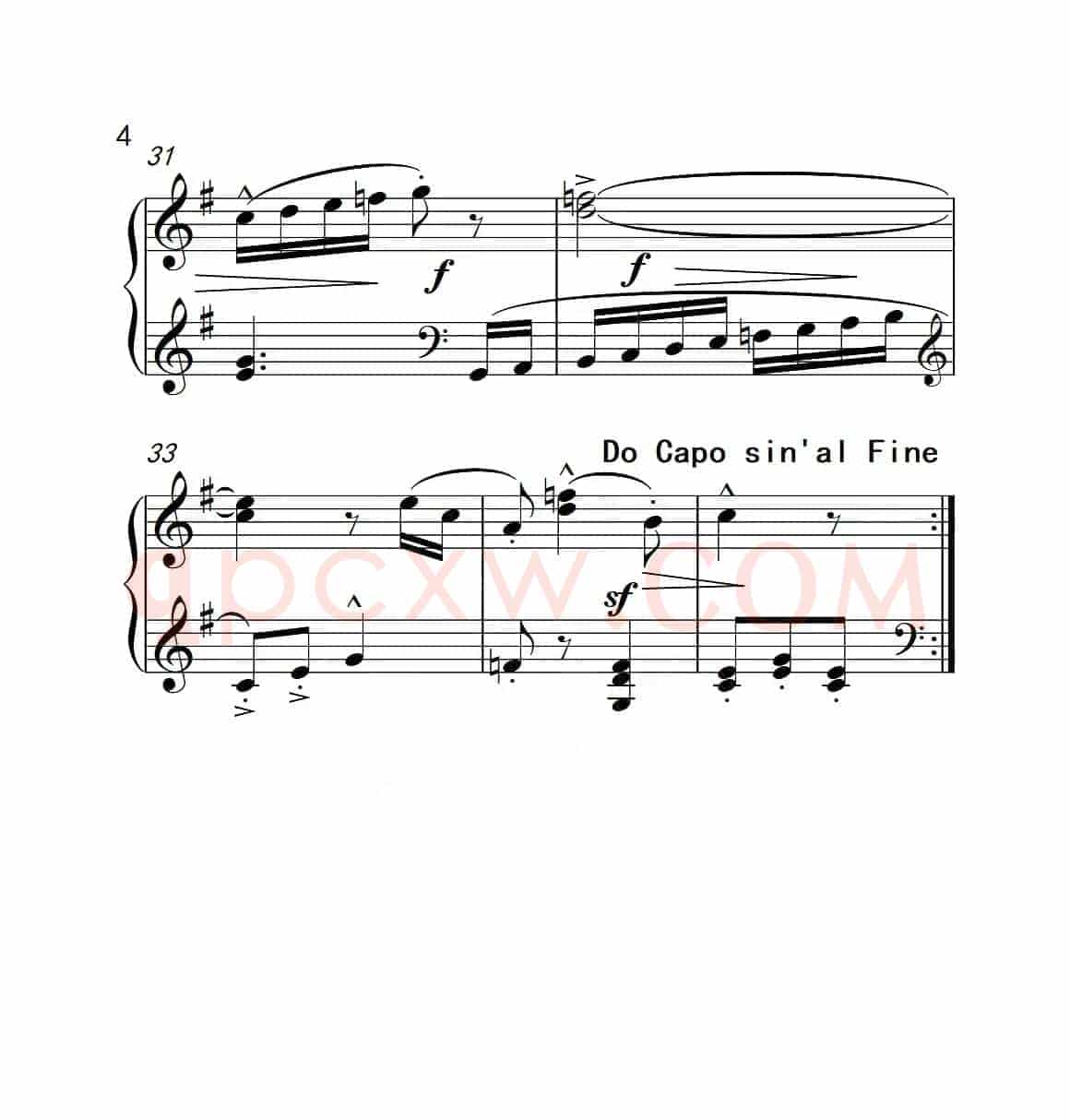 第三级A组 练习曲（中国音乐学院钢琴考级作品1~6级）