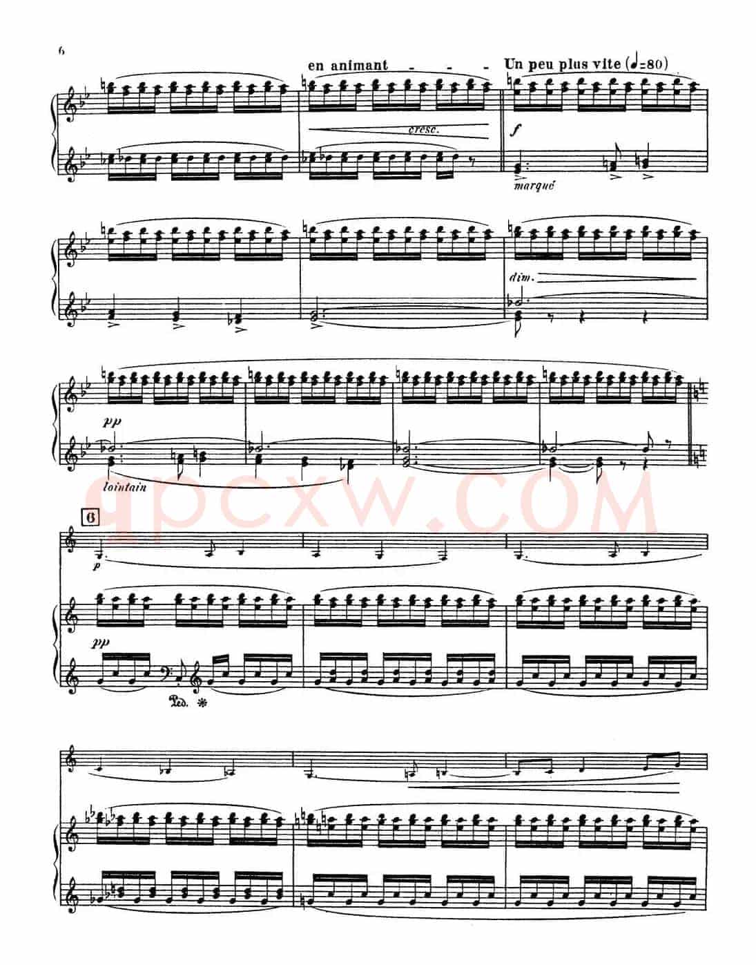 Choral vari Op.55（萨克斯+钢琴伴奏）