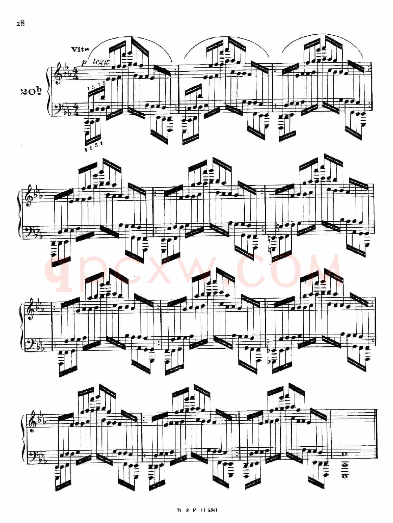 51 Exercises, WoO 6（51首钢琴练习 19—25）