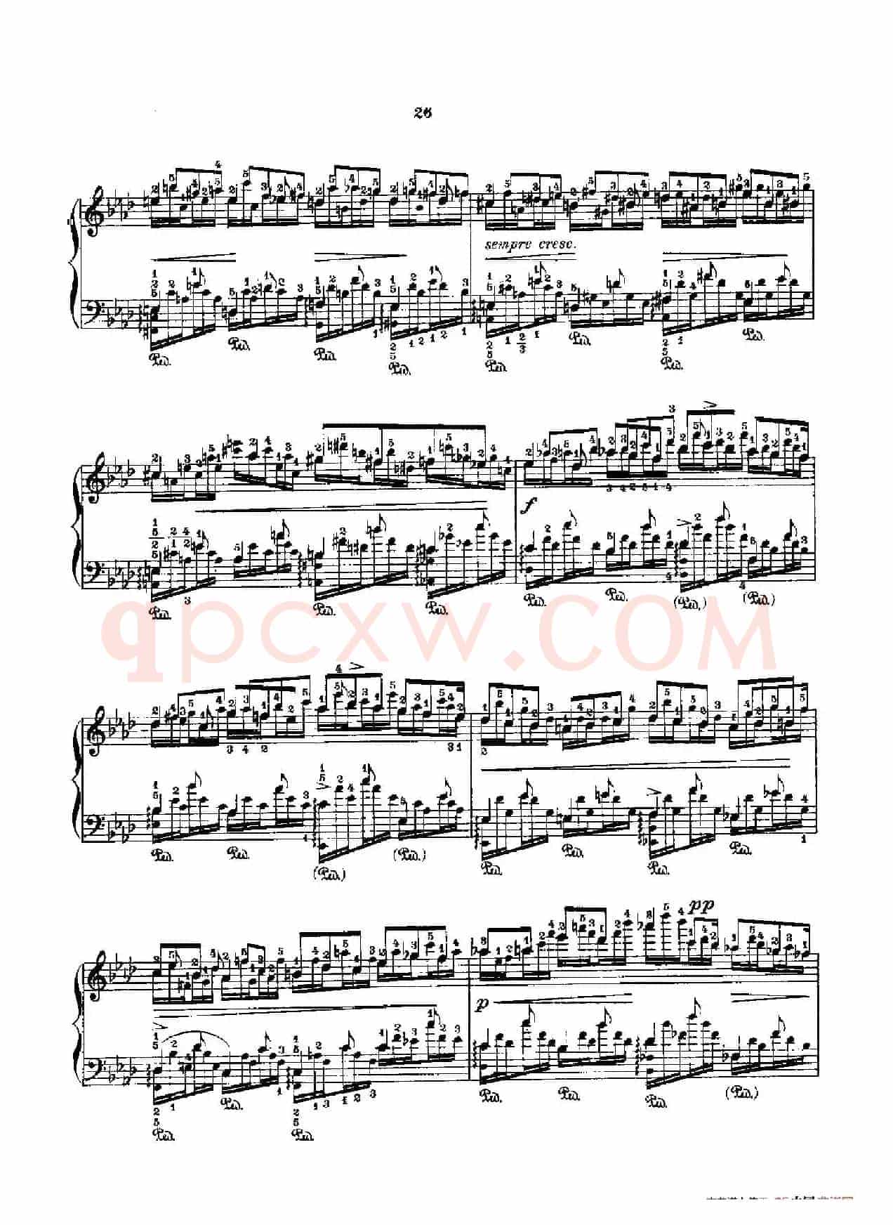 53首以肖邦练习曲为素材而作的练习曲（No.25）