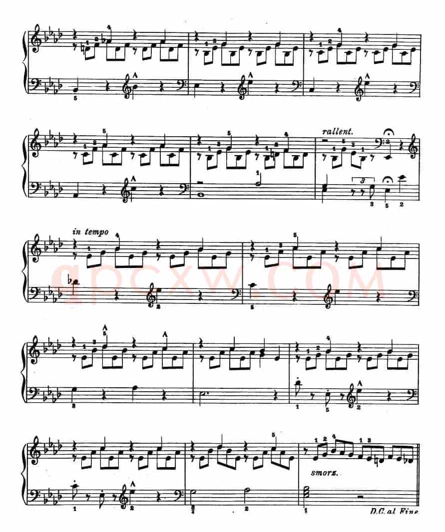 儿童钢琴进阶练习曲50首之44