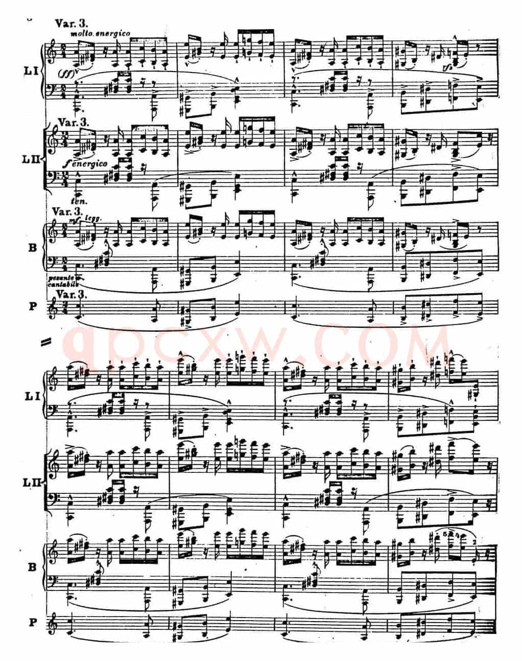 6首帕格尼尼大练习曲(Thema mit Variationen Etude Nr.6)