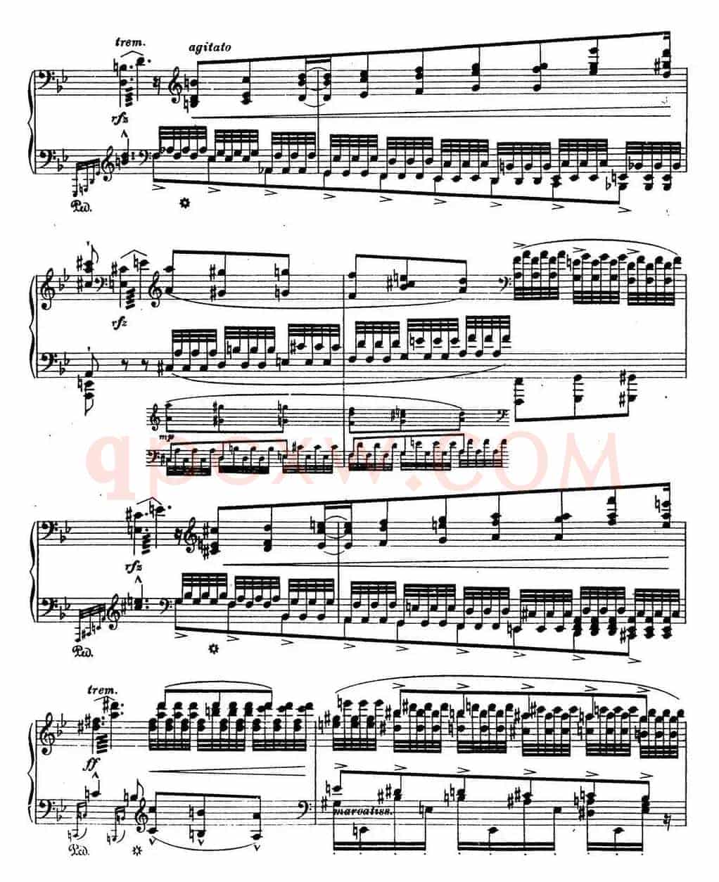 6首帕格尼尼大练习曲（Tremolo Etude Nr.1）