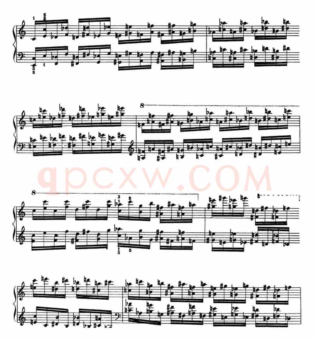 Technical Exercises S.146(李斯特钢琴技巧练习 BOOK Ⅷ)