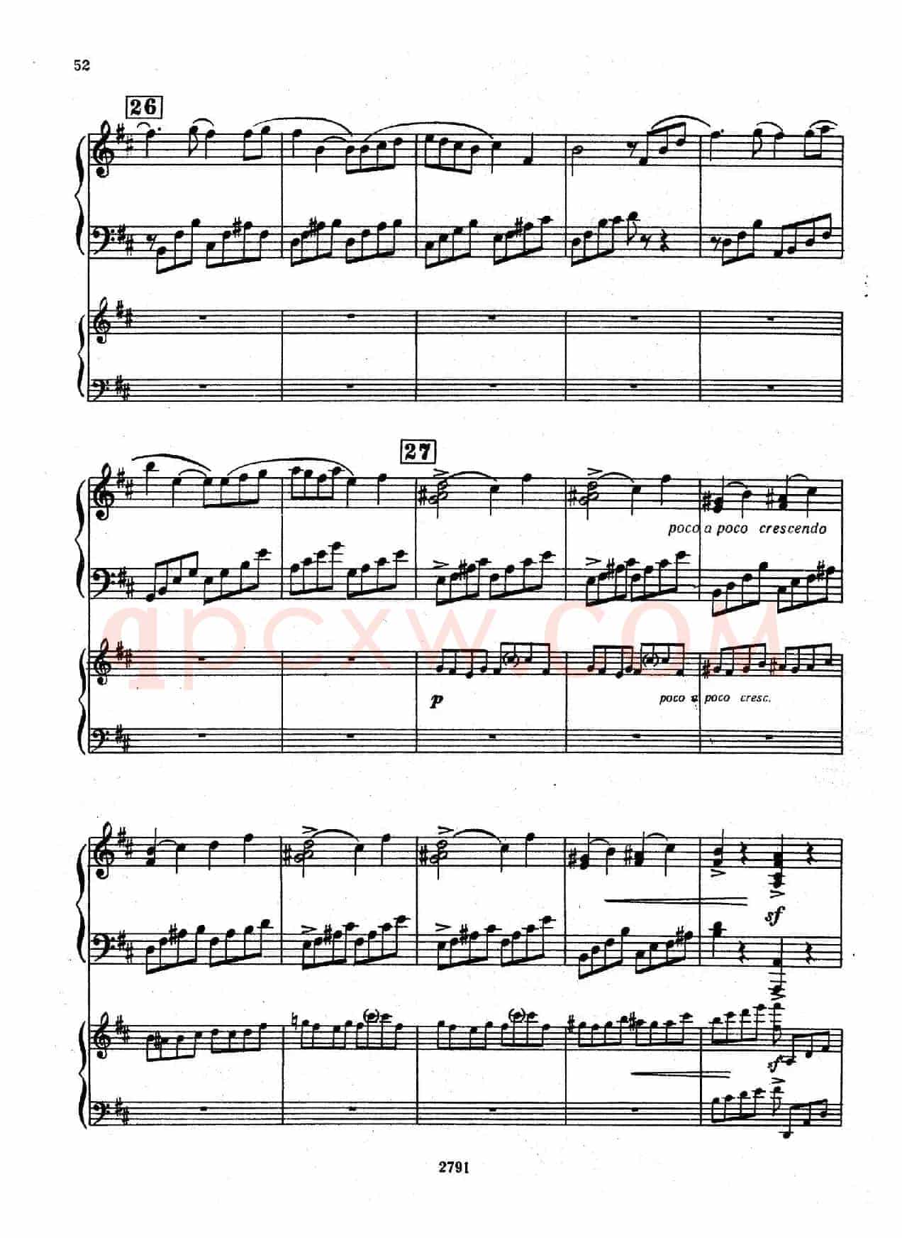 Piano Concerto No.3 in D major, Youth Op.50 - 2 pianos(D大调第三钢琴协奏曲“为青少年而作”Op.50·双钢琴)
