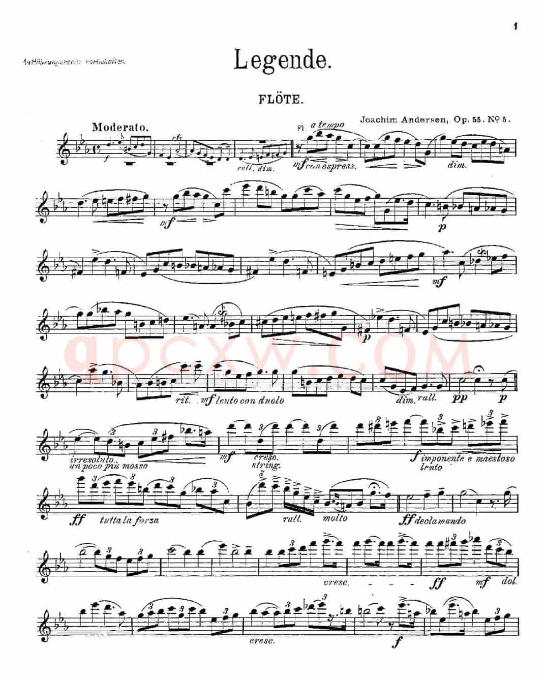 Legende（Op.55 No.5）